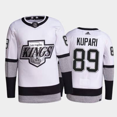 Adidas Los Angeles Kings #89 Rasmus Kupari Men's 2021-22 Alternate Authentic NHL Jersey - White Men's
